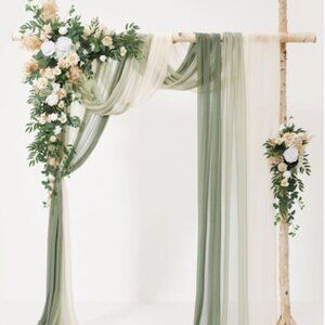 Faux Flowers for Arbor